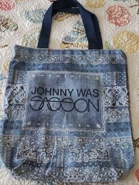 Johnny Was Denim Tote